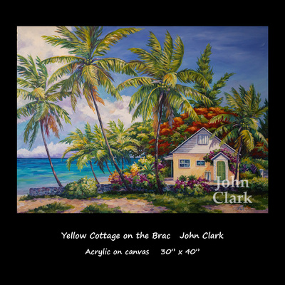 Yellow Cottage on the Brac.